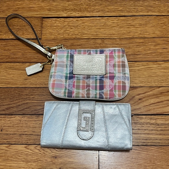 Coach Handbags - Coach wristlet and guess wallet lot of 2